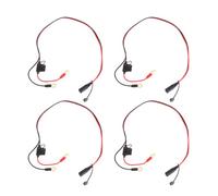 Annadue Cableado de Cargador de Batería con Fusible de 20A, Arnés para | Cable 16AWG con terminal de ojal XL, conector impermeable, apto para NOCO G750, G1100, G3500, G7200, serie