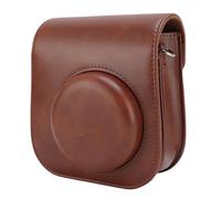 Annadue Caja de Cámara Protectora para Mini12/mini11, Bolsa de Almacenamiento de Cuero PU con Cierre Magnético y Correa de Hombro Ajustable, Bolsa de Cuerpo Cruzado para una Película de (Brown)