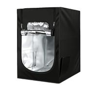 Annadue Caja para Impresora 3D Tienda Protectora de Temperatura Constante, Cubierta de Papel de Aluminio a Prueba de Agua y Polvo para Ender 3 Lab A1 Mini, Luz LED Ignífuga de 500 °C