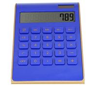 Annadue Calculadora Solar Portátil, Calculadora con Pantalla LCD Ultrafina de 10 Dígitos para Negocios de Oficina en el Hogar, de Escritorio Básica para Suministros de Oficina Escolar de