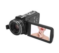 Annadue Cámara 4K HD, Zoom óptico 10x, Pantalla Táctil IPS de 3 Pulgadas, Videocámara Antivibración de 6 Ejes con Rotación de 180°, Puerto de Zapata, para Viajes