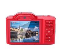 Annadue Cámara 4K, Zoom Digital 64MP 18X, Transferencia WiFi, Cámara Frontal, Pantalla de 2,8 Pulgadas, con 9 Opciones de Resolución y Zoom Digital 18X, para Eventos y Viajes (Rojo)