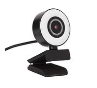 Annadue Cámara de Computadora USB 1920 X 1080 Cámara Web Cámara de Computadora HD 1080P Iluminación Adicional Cámara Web Doméstica USB Giratoria Flexible para Home Live para 7/10