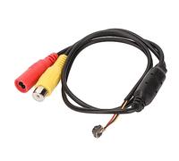 Annadue Cámara de Seguridad CCTV Pequeña 800TVL, Lente de 3,6 Mm, Salida AV, Cámara de TV de Circuito Cerrado para Interiores y Hogares (iluminación Mínima de 0,1 LX)