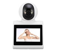 Annadue Cámara de Seguridad de Videollamadas Interior Interior, Cámara de Video de Dos Vías HD 2mp WiFi Cámara de Seguridad Interior con un Alarma Inteligente para la Llamada para el (32GB)