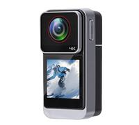 Annadue Cámara Deportiva a Prueba de Agua con Estabilización de Imagen de 6 Ejes para Correr, Andar en Bicicleta, Nadar, Kit de Vlog de Cámara POV Portátil de 64 GB, Ideal para Buscadores de Aventuras