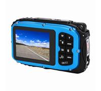 Annadue Cámara Digital 48MP 1080P, Zoom 16X, Impermeable 5 Metros para | Equipado con una Pantalla LCD de 2.4 Pulgadas y Diseño de Pantalla para Selfies, Ideal para Snorkel, Campamento y buceo.