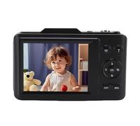 Annadue Cámara Digital 4K, Cámara de Enfoque Automático HD de 48MP con Zoom Digital de 16x, Pantalla de 2.8 Pulgadas, Anti Shake, Cámara de Viaje Compacta para Adolescentes (Black)