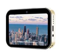 Annadue Cámara Digital 4K para Fotografía y Vlogging, Cámara de Vídeo Portátil de 64 MP, Pantalla Táctil HD de 3 Pulgadas, Zoom 16X, Flash Integrado, Función de Cámara Web, Conectividad (Gold)