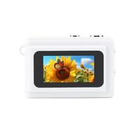Annadue Cámara Digital de 1080p 12MP, Cámara de Video Mini Portátil con Pantalla de 0.96 Pulgadas, Tipo C, Grabación de 75 Minutos para Niños, Ciclismo, Montañismo, Grabación de Mascotas (White)