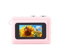 Annadue Cámara Digital de 1080p 12MP, Cámara de Video Mini Portátil con Pantalla de 0.96 Pulgadas, Tipo C, Grabación de 75 Minutos para Niños, Ciclismo, Montañismo, Grabación de Mascotas (Pink)