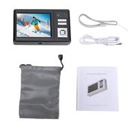 Annadue Cámara Digital de 48MP Pantalla de 2,8 Pulgadas Zoom 16X Vídeo 2K Cámara CCD Vlog Retro con Luz de Flash Filtros Incorporados para Viajes de Vacaciones Camping