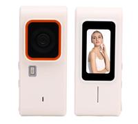 Annadue Cámara Digital, FHD 1080p Point Digital y Cámara de Disparo con una Tarjeta Memory Card de 64 GB y Enfoque Automático, Cámara de Viaje de Vlogging para Adolescentes y (White)
