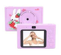 Annadue Cámara Digital, Lente Dual de 48mp, Pantalla de 2.4 Pulgadas 1080p HD Video Games MP3 Cámara para Niños con Filtros Incorporados, para Regalos de Niñas para Niños (Purple)