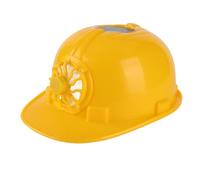 Annadue Casco de Seguridad con Ventilador de Energía Solar, Sombra | Casco con energía solar, enfriamiento del sitio de construcción, forro de perilla ajustable, protección solar, casco