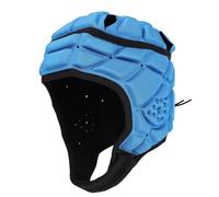 Annadue Casco Juvenil de Caparazón Suave, Casco Acolchado de Rugby para Fútbol, Fútbol y Deportes, Protector de Cabeza de Esponja EVA Ajustable para Niños, Protección Ligera y Transpirable (S)