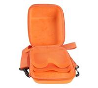 Annadue Case de Cámara de Concha Dura para Go Now Ahora+ Onestep 2 Camina de Protección de Cámara Instantánea para Onestep 2 con Bolsa de Almacenamiento de Correa de Hombro Ajustable (Orange)