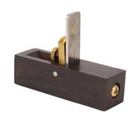 Annadue Cepilladora de Madera Pequeña, Hoja HSS de ébano, Herramienta de Cepillado Manual para Carpintería para Cepillar, Recortar, Biselar, Tamaño de Bolsillo Compacto, Bloqueo Seguro de Hoja, de