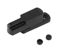 Annadue Cerradura de Marco de Ventana de Aleación de Aluminio Tipo T, Cerradura de Seguridad Antirrobo a Prueba de Niños para Seguridad del Hogar, Pestillo de Ventana Universal (BLACK)