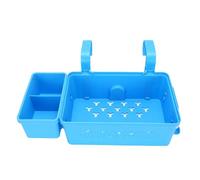 Annadue Cesta de Almacenamiento Junto a la Piscina con Portavasos, Accesorios para Piscinas sobre el Suelo a Prueba de Agua, Organizador de Almacenamiento de Piscina de Gran Capacidad para Patio Al