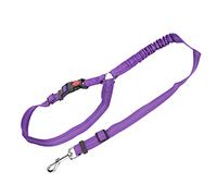 Annadue Cinturón de Seguridad para Mascotas, Correa de Seguridad Reflectante de Nailon Ajustable para Perros, Cinturón de para Coche con Clip Giratorio, Correa Reflectante para en Viajes, Sujeción