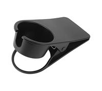 Annadue Clip para Portavasos, Soporte para Abrazadera de Botella para Taza Lateral de Escritorio, Portavasos para Almacenamiento de Escritorio en Casa y Oficina (Black)