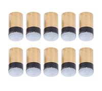 Annadue Compacto 10 Piezas Billar Snooker Pool Cue Tip Piezas de Repuesto Atornillables Cobre Cuero PU para Control de Bolas para Amantes de los Cues Cobre+Cuero PU (11MM)