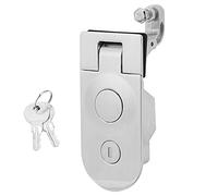 Annadue Compression Latch, Zinc Alloy Lock with 2 Keys, for RVs Yachts | Hardware de cierre seguro, grado marino, para baúl de yate RV, construcción de acero zincado, ajuste de puerta de 10-50 mm