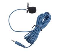 Annadue Condenser Instruments Micrófono, Micrófono de Condensador Omnidireccional Completo de 3,5 Mm de Enchufe Masculino, Clip de Adaptador de 6,35 Mm en Instrumentos Musicales Lavalier