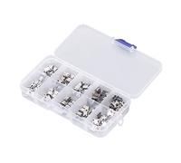 Annadue Conector de Enchufe Hembra Micro Mini USB, Adaptador de Conector USB, 100 Unidades de Enchufes para Reemplazo de Reparación de Electrodomésticos