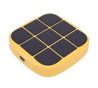 Annadue Consola de Juegos Electrónica de Mano, Rompecabezas de Viaje Portátil 4 en 1 con 5 Juegos de Memoria Cerebral, Modo Interactivo para 2 Jugadores, para Entretenimiento (Yellow)
