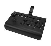 Annadue Consola de Juegos Universal Fighting Stick Joystick Controller para P4, PC, TV Box, Teléfono, Negro