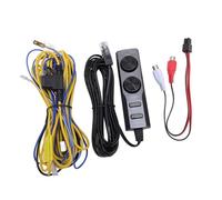 Annadue Control de Cables para Subwoofer TS-WX130DA, Controlador Estéreo de Automóvil ABS con Refuerzo de Graves, Interruptor de Fase y Ajuste de Ganancia
