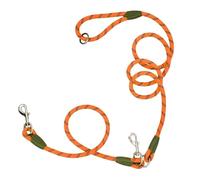 Annadue Correa Reflectante Multifuncional para Perros Pequeños, Medianos y Grandes, Correa de Nailon Portátil para Paseos Nocturnos Seguros, a, Negro/Azul/Naranja/Rosa/púrpura (A)