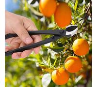 Annadue Cortador de Ramas de Bonsái Forjado a Mano, Tijeras de Jardinería Cóncavas, Tijeras de Acero Al Carbono para Podar Modelado, Herramientas de Jardín