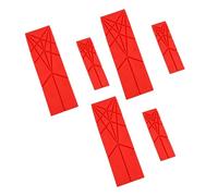 Annadue Cuchara Medidora Plegable 3 en 1 para Hornear, Herramienta de Cocina Plana de Silicona, Diseño que Ahorra Espacio para Cocinar, Apta para Lavavajillas, Compacta y Práctica (rojo)