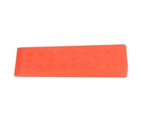 Annadue Cuña de 10 Pulgadas para Tala de árboles, Plástico ABS para | Cuña para partir madera con agarre dentado, naranja, para herramientas de registro con motosierra