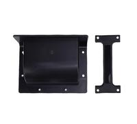 Annadue de Agarre de Tarea Pesada de Aleación de Aluminio, ABS Engrosado de 2 Piezas, para Altavoces de Escenario, Gabinete de Caja de Herramientas 6.89x5.16in, Diseñado con un Cómodo