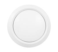 Annadue Difusor de Techo, Válvula de Suministro de Escape, Ventilación de Aire, Cubierta de Manguera de Conducto de Ventilación, Anemostato para HVAC, Difusor Redondo de 100 Mm (plástica)