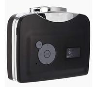 Annadue Digital con Auriculares, convertidor estéreo de Cassette a MP3, convertidor de Cinta MP3, convertidor de Cassette, convertidor de Cinta, Mano de Obra Fina para Exteriores para el hogar,