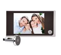 Annadue Digital Door Viewer Doorbell, 120 ° Giratorio HD Peephole Viewer para la Seguridad del hogar, 3,5 Pulgadas de Pantalla a Color de visualización