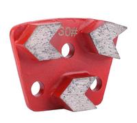 Annadue Disco de Almohadilla de Pulido de Piso de Diamante Trapezoidal de Grano #30, Raspador de Unión de Metal para Eliminar Adhesivos, Revestimientos Finos de, Nivelar Superficies de Concreto y