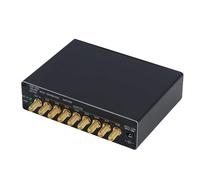 Annadue Distribuidor de Reloj de 10MHz Amplificador de Reloj 10MHz 10m Puerto SMA 8 CH con PWR Ext en Luces Indicadoras para el Equipo de Estabilidad de la Señal (Enchufe de la UE)