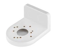 Annadue Dome Camera Wall Mount Bracket ABS Plastic White | Seguridad interior, montaje en esquina en forma de L, fácil instalación, ABS liviano, hardware incluido