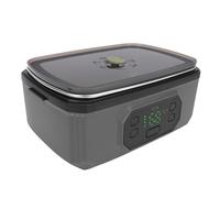 Annadue Eléctrica Inalámbrica Recargable de Gran Capacidad de Calentamiento Rápido, Calentador de Alimentos Portátil de Acero Inoxidable 304 para Viajes en Coche de Oficina, a Prueba de Fugas con