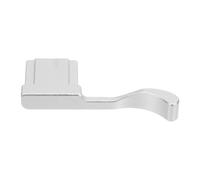 Annadue Empuñadura para Pulgar de Cámara, Protector de Zapata de Aleación de Aluminio con Diseño Ergonómico para Cámaras X100VI X100V X100F (Silver)