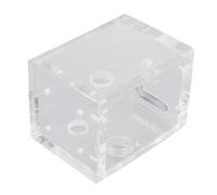 Annadue Enfriador de Tanque de Agua Acrílico para Computadora de 80mm, Roscas G1/4x4, Depósito de Refrigeración por Agua de 150ml con Filtro para de Refrigeración de PC