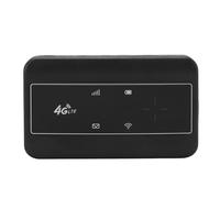 Annadue Enrutador WiFi Portátil 4G LTE, Batería de 2100 MAh Admite 10 Usuarios, Ranura de Tarjeta Micro Sim con 15 Días de Tiempo de Espera para Viajar (Black)