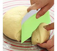Annadue Espátula de Plástico para Crema con Cortador de Masa, 2 Unidades,
