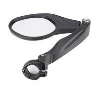 Annadue Espejo Retrovisor para Bicicleta con Rotación de 360 grados, Espejo para Manillar de Bicicleta de Montaña y Carretera, de Ciclismo ABS de Vidrio Inastillable HD con Rayas Reflectantes,